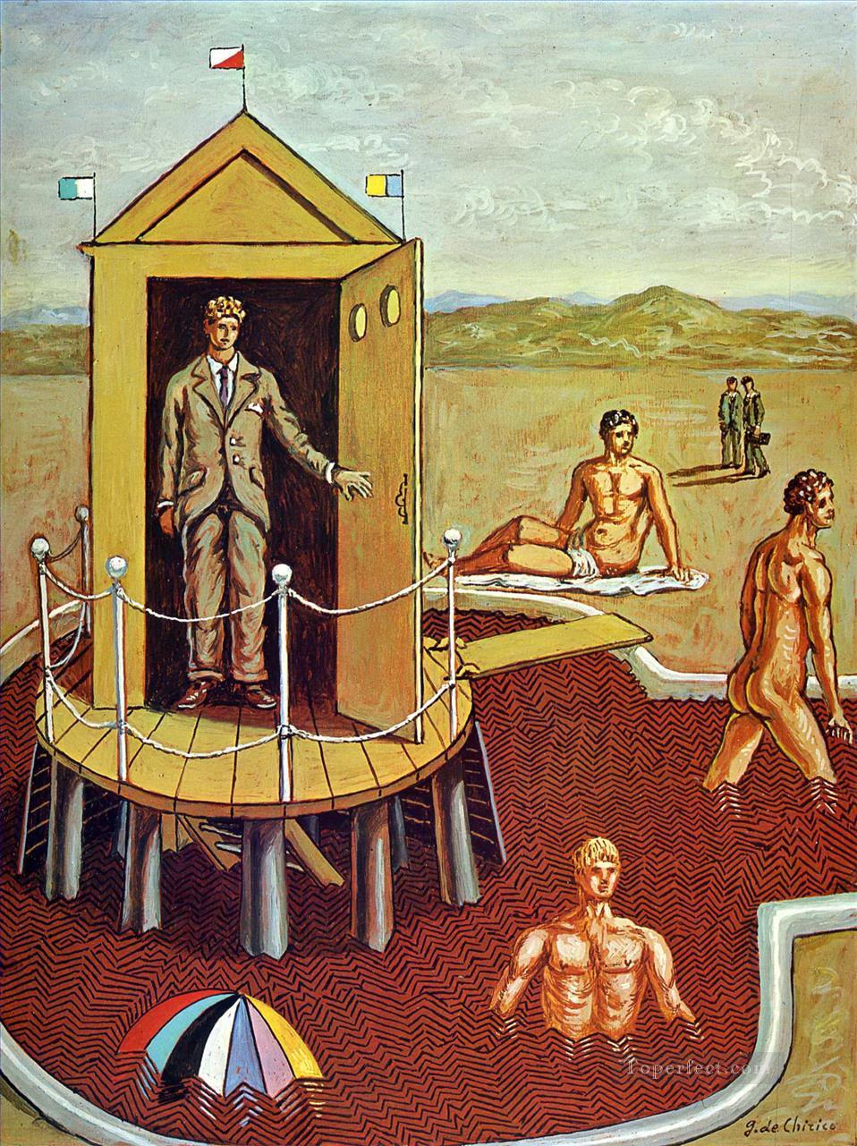 神秘的な風呂 1938 ジョルジョ・デ・キリコ シュルレアリスム油絵